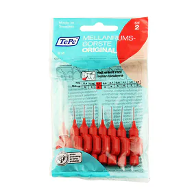 TePe Original Interdentalbürsten 2 rot (0,5 mm) 8 St.