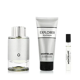 Montblanc Explorer Platinum EDP 100 ml + EDP MINI 7,5 ml + SG für Haut und Haar 100 ml (man)