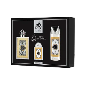Lattafa Pride King Of Arabia EDP 100 ml + EDP 20 ml + DEO Spray 200 ml (unisex)