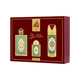 Lattafa Pride Queen Of Arabia EDP 100 ml + EDP 20 ml + DEO Spray 200 ml (woman)