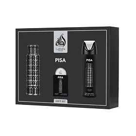 Lattafa Pride Pisa EDP 100 ml + EDP 20 ml + Körperspray 200 ml (unisex)