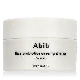 Abib Rice Probiotics Overnight Mask Barrier Jelly Gesichtsmaske 80 ml
