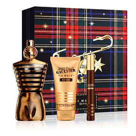 Jean Paul Gaultier Le Male Elixir Parfum 125 ml + Parfum MINI 10 ml + SG 75 ml (man)