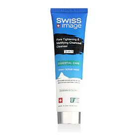 Swiss Image Essential Care Pore Tightening & Mattifying Charcoal Cleanser Reinigungscreme 100 ml