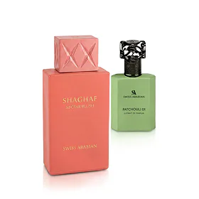 Swiss Arabian Shaghaf Nectar Blush Extrait de parfum Patchouli 01 50 ml + EDP Shaghaf 75 ml (unisex)