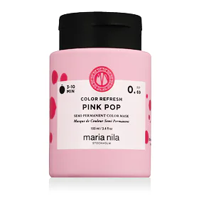 Maria Nila Colour Refresh Semi-permanent Haarmaske mit Farbpigmenten Pink Pop 100 ml