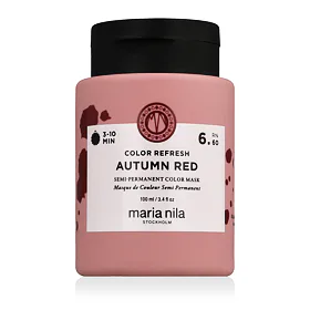 Maria Nila Colour Refresh Semi-permanent Haarmaske mit Farbpigmenten Autumn Red 100 ml