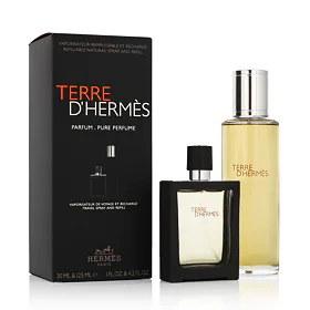 Hermès Terre D'Hermès Parfum Nachfüllbar 30 ml + Parfum Nachfüllung 125 ml (man)