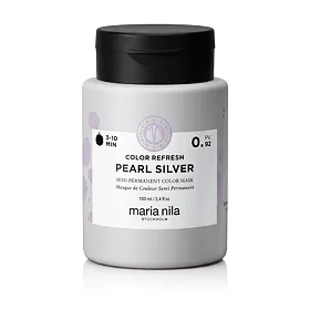 Maria Nila Colour Refresh Semi-permanent Haarmaske mit Farbpigmenten Pearl Silver 100 ml
