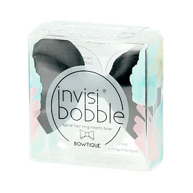 Invisibobble Bowtique Spiral Hair Ring Meets Bow (True Black) 1 St.